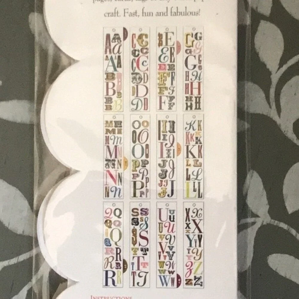 Rub On Transfers To Go Initials K&Company